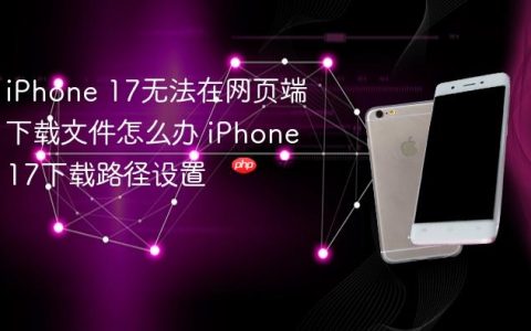 iPhone 17无法在网页端下载文件怎么办 iPhone 17下载路径设置