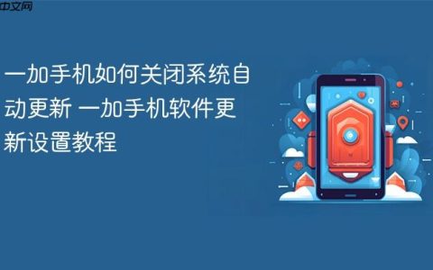 一加手机如何关闭系统自动更新 一加手机软件更新设置教程