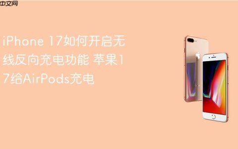 iPhone 17如何开启无线反向充电功能 苹果17给AirPods充电