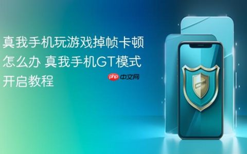 真我手机玩游戏掉帧卡顿怎么办 真我手机GT模式开启教程