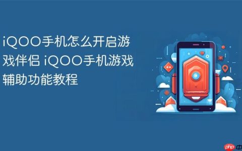 iQOO手机怎么开启游戏伴侣 iQOO手机游戏辅助功能教程