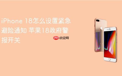 iPhone 18怎么设置紧急避险通知 苹果18政府警报开关