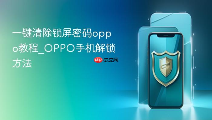 一键清除锁屏密码oppo教程_oppo手机解锁方法
