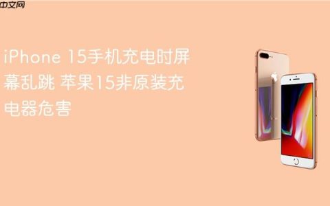 iPhone 15手机充电时屏幕乱跳 苹果15非原装充电器危害