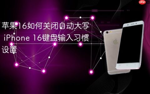 苹果16如何关闭自动大写 iPhone 16键盘输入习惯设置