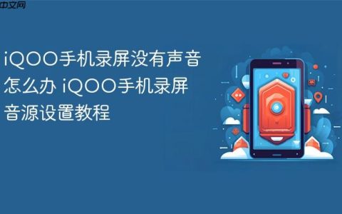 iQOO手机录屏没有声音怎么办 iQOO手机录屏音源设置教程