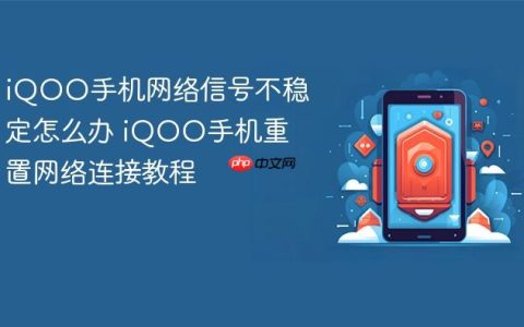 iQOO手机网络信号不稳定怎么办 iQOO手机重置网络连接教程