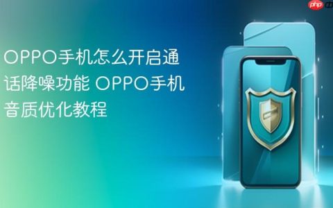 OPPO手机怎么开启通话降噪功能 OPPO手机音质优化教程