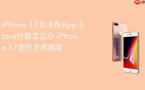 iPhone 17无法在App Store付款怎么办 iPhone 17支付方式绑定