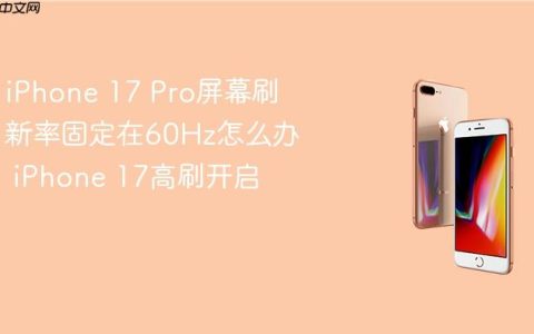 iPhone 17 Pro屏幕刷新率固定在60Hz怎么办 iPhone 17高刷开启