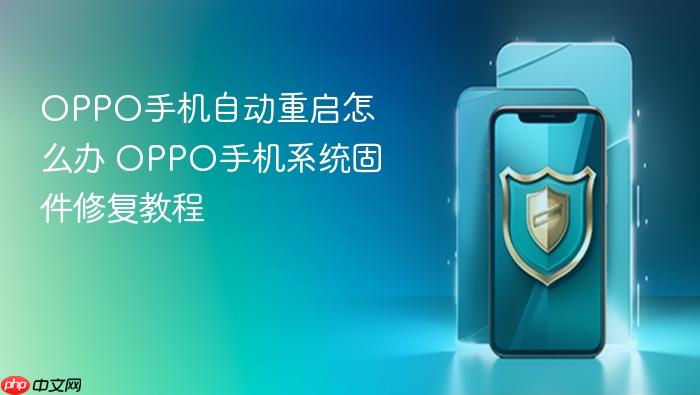 oppo手机自动重启怎么办 oppo手机系统固件修复教程