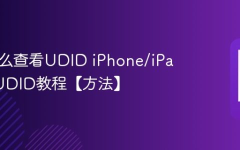 苹果怎么查看UDID iPhone/iPad查看UDID教程【方法】