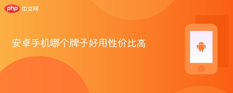 安卓手机哪个牌子好用性价比高 - php中文网