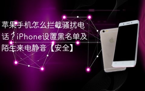 苹果手机怎么拦截骚扰电话？iPhone设置黑名单及陌生来电静音【安全】