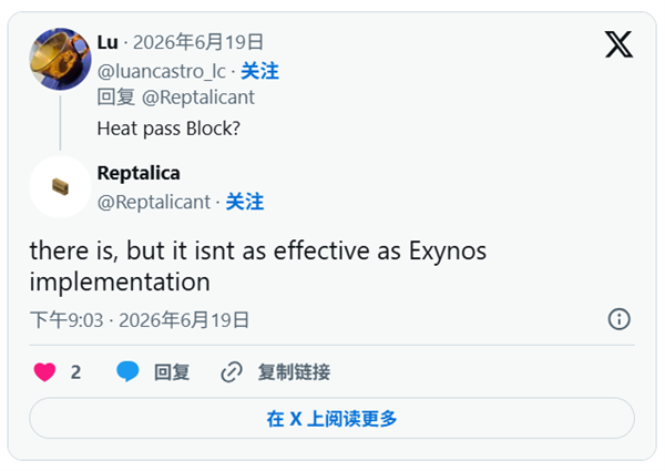 高通抄袭三星HPB散热翻车!骁龙8 Elite Gen 6 Pro效果远不如Exynos 2600