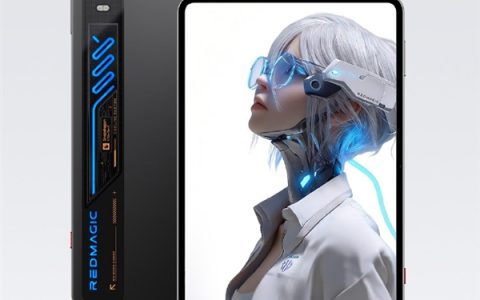 红魔游戏平板5 Pro外观正式公布：行业唯一RGB水冷设计 透明机身超酷炫