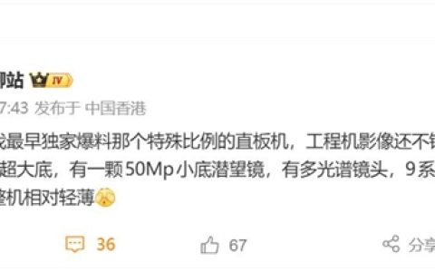华为再造新物种！首款阔屏直板旗舰驾到：麒麟9系+7000mAh电池