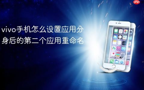 vivo手机怎么设置应用分身后的第二个应用重命名