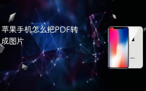 苹果手机怎么把PDF转成图片
