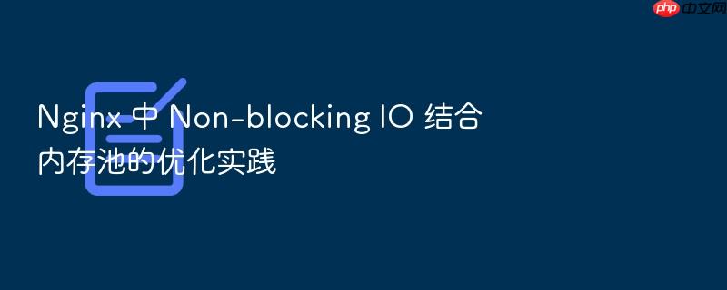 nginx 中 non-blocking io 结合内存池的优化实践