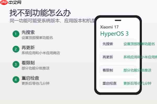 小米17怎么开启HyperOS 3新功能？系统入口和设置方法整理