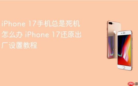 iPhone 17手机总是死机怎么办 iPhone 17还原出厂设置教程