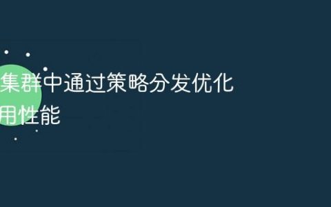 Nginx 集群中通过策略分发优化接口调用性能