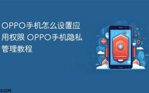 OPPO手机怎么设置应用权限 OPPO手机隐私管理教程