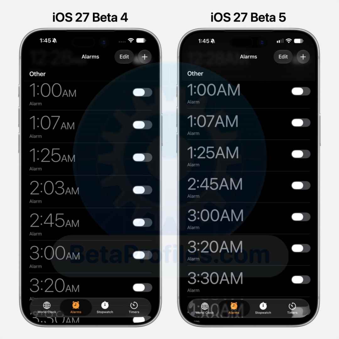 苹果iOS 27 beta5 测试版发布:新增5个变化
