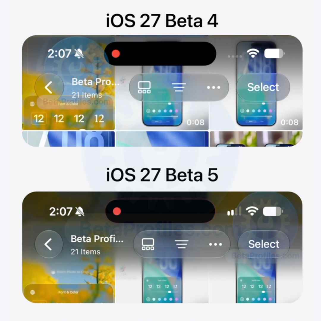苹果iOS 27 beta5 测试版发布:新增5个变化