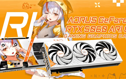 二次元佬狂喜！技嘉推出RTX 5060 ARI显卡：雕妹立绘背板 加速频率2722MHz