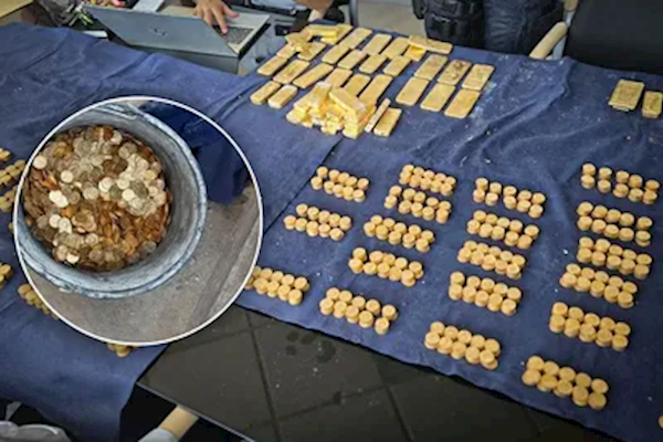价值约900万欧元见者有份!比利时建筑工人挖出巨额黄金